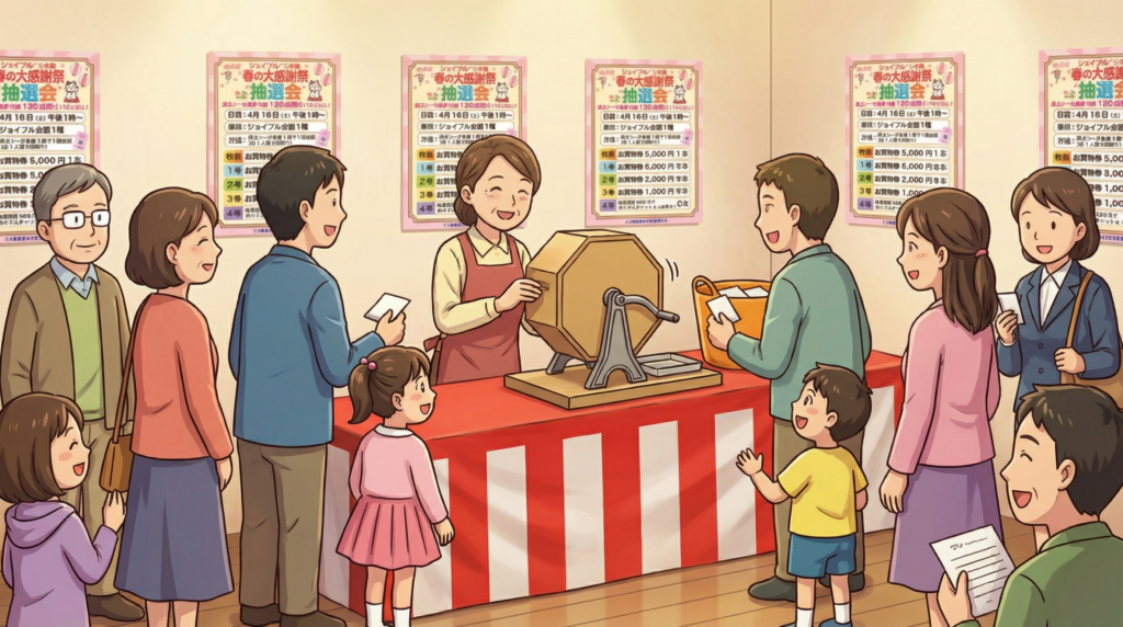 春の大感謝祭抽選会